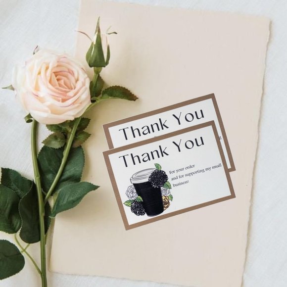 Business Insert Card, Business Thank you, Packaging insert, Thank you packaging - Picture 3 of 12